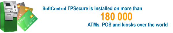 SoftControl TPSecure - protects ATMs, POS systems, kiosks, and other electronic self-service devices